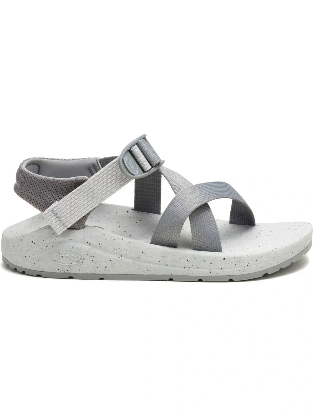 Chaco CushZ Extra Cushioned Gray Sport Sandals Men's Size 15 EUC